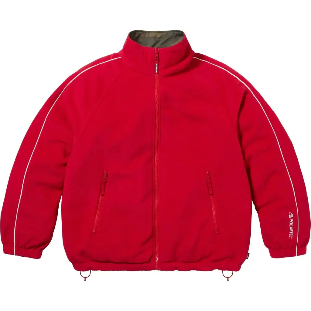 Supreme Polartec Reversible Track Jacket Woodland Camo - Jackets