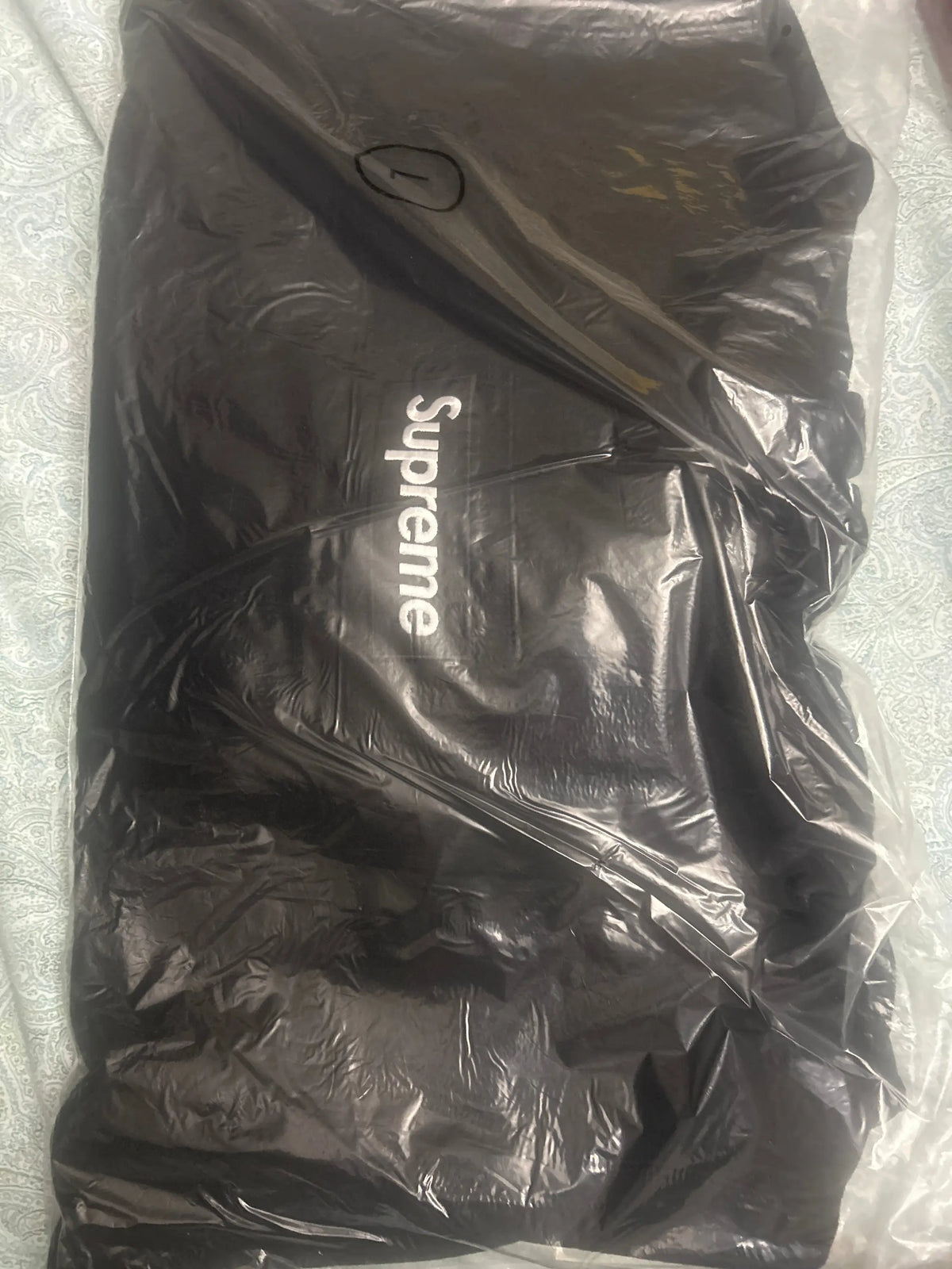 Supreme Pullover Box Logo Hooded Sweatshirt FW25 Black Large