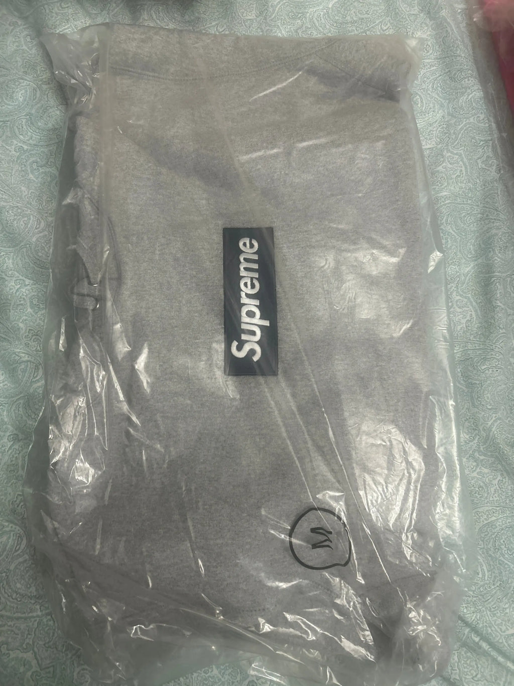 Supreme Pullover Box Logo Hooded Sweatshirt FW25 Grey Medium