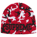 Supreme Reversible Camo Beanie Red