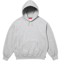 Supreme Satin Appliqué Hooded Sweatshirt (FW25) Gray - M