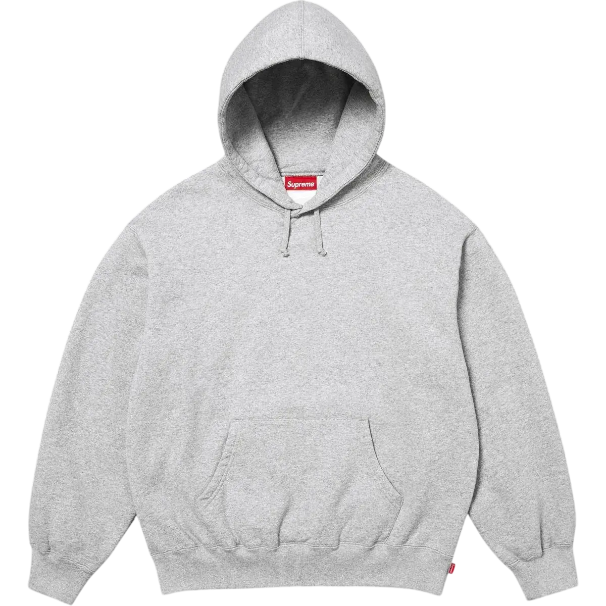 Supreme Satin Appliqué Hooded Sweatshirt (FW25) Gray - M