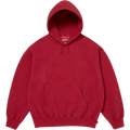 Supreme Satin Appliqué Hooded Sweatshirt (FW25) Red - M