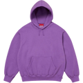 Supreme Satin Appliqué Hooded Sweatshirt (FW25) Violet - M