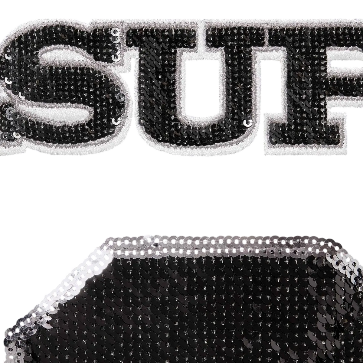 Supreme Sequin Football Jersey Black - M