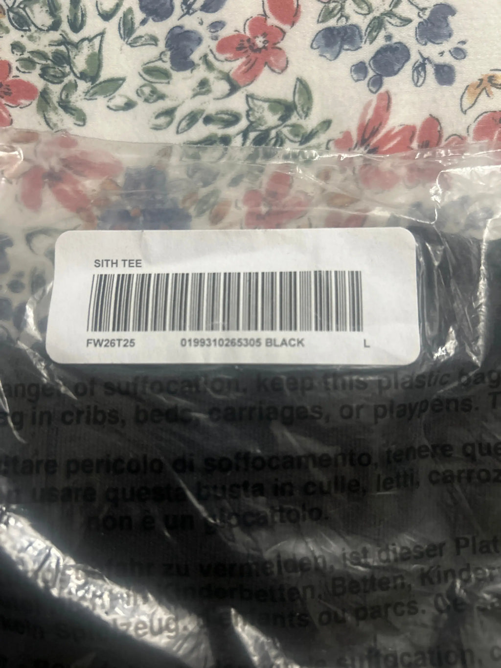 Supreme Sith Tee Black Large