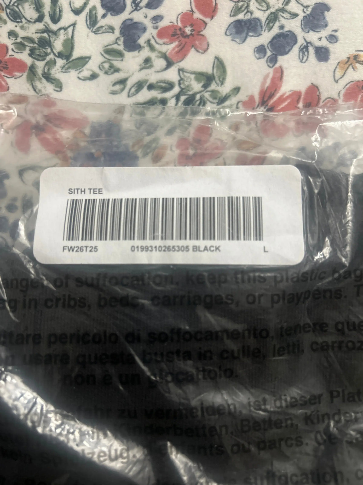 Supreme Sith Tee Black Large
