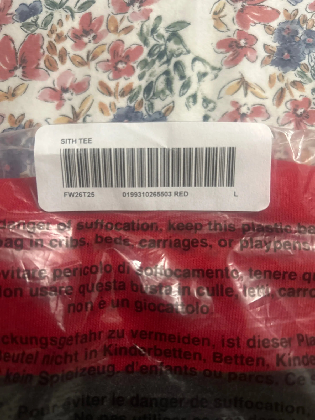 Supreme Sith Tee Red Large