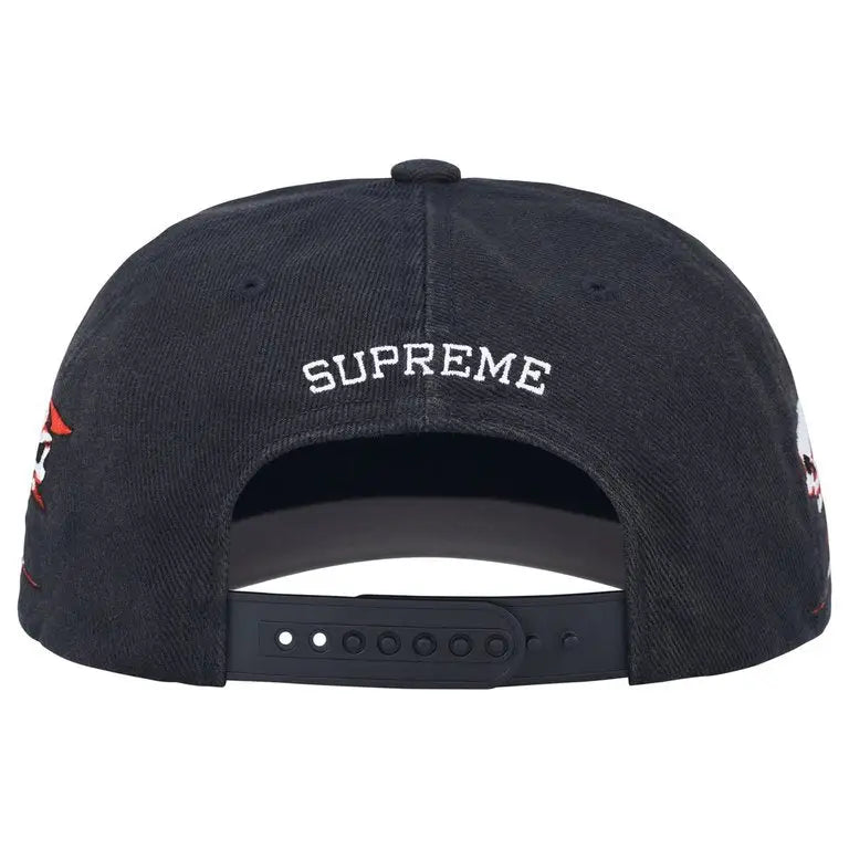 Supreme Skull Spellout 6 Panel Navy