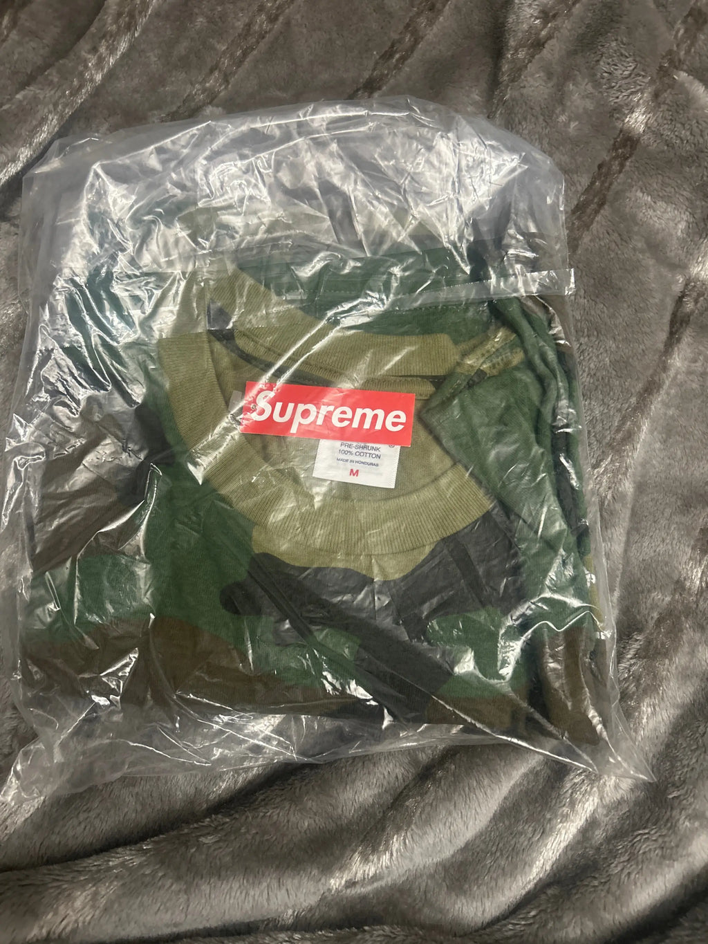 Supreme Skull T-Shirt Woodland Camo Medium