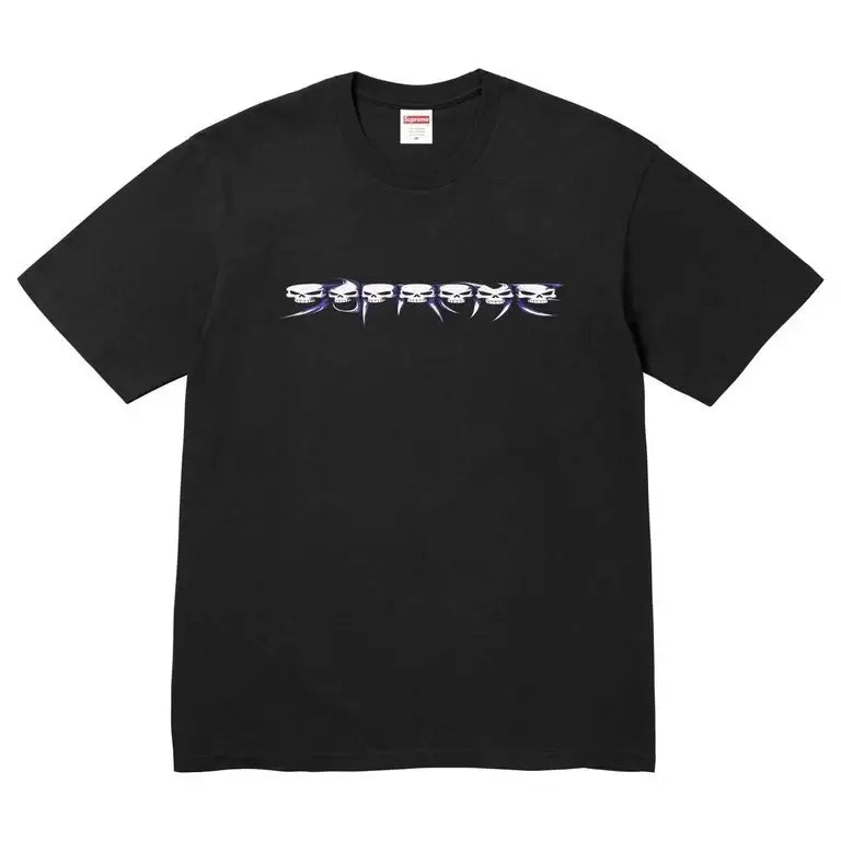 Supreme Skulls Spellout Tee Black Large