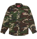Supreme Small Box Denim Shirt Woodland Camo Medium