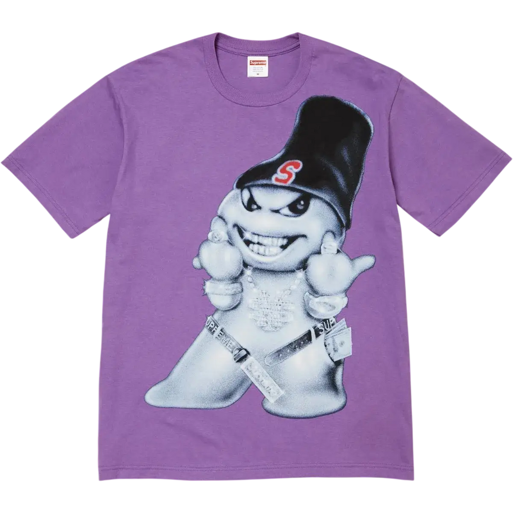 Supreme Snow Man Tee Purple - M
