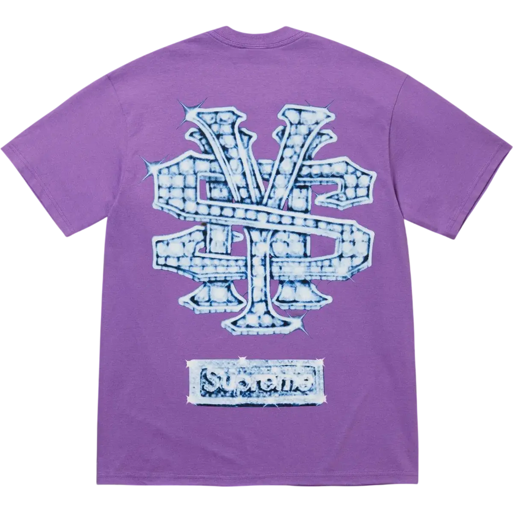 Supreme Snow Man Tee Purple - M