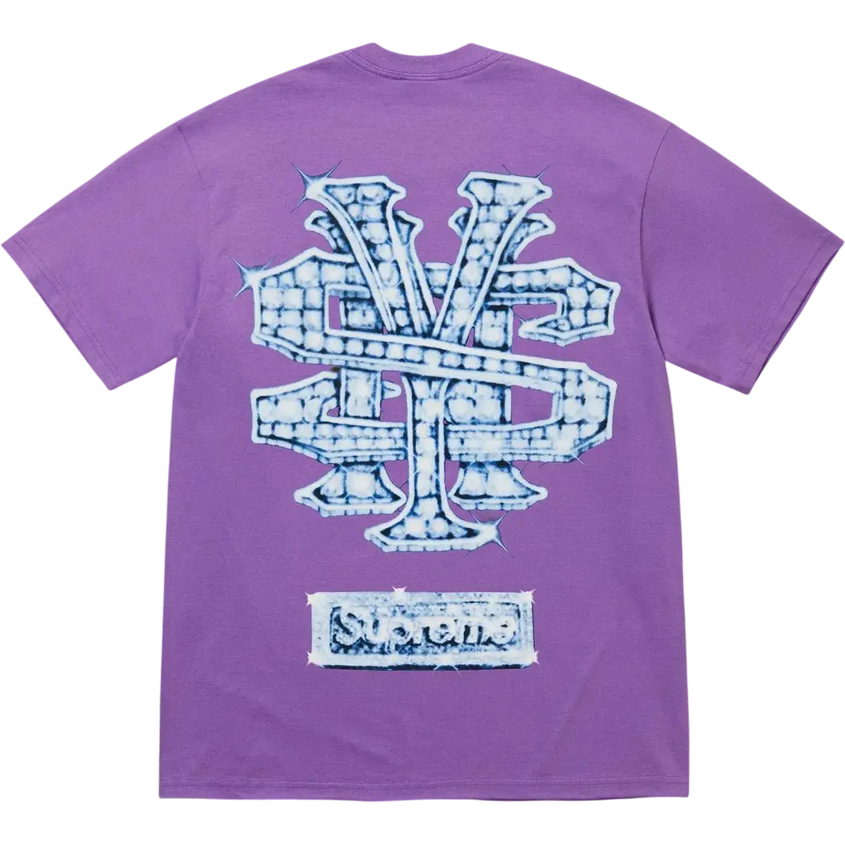 Supreme Snow Man Tee Purple - M