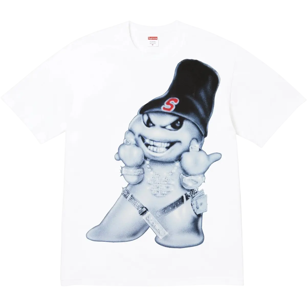 Supreme Snow Man Tee White - M