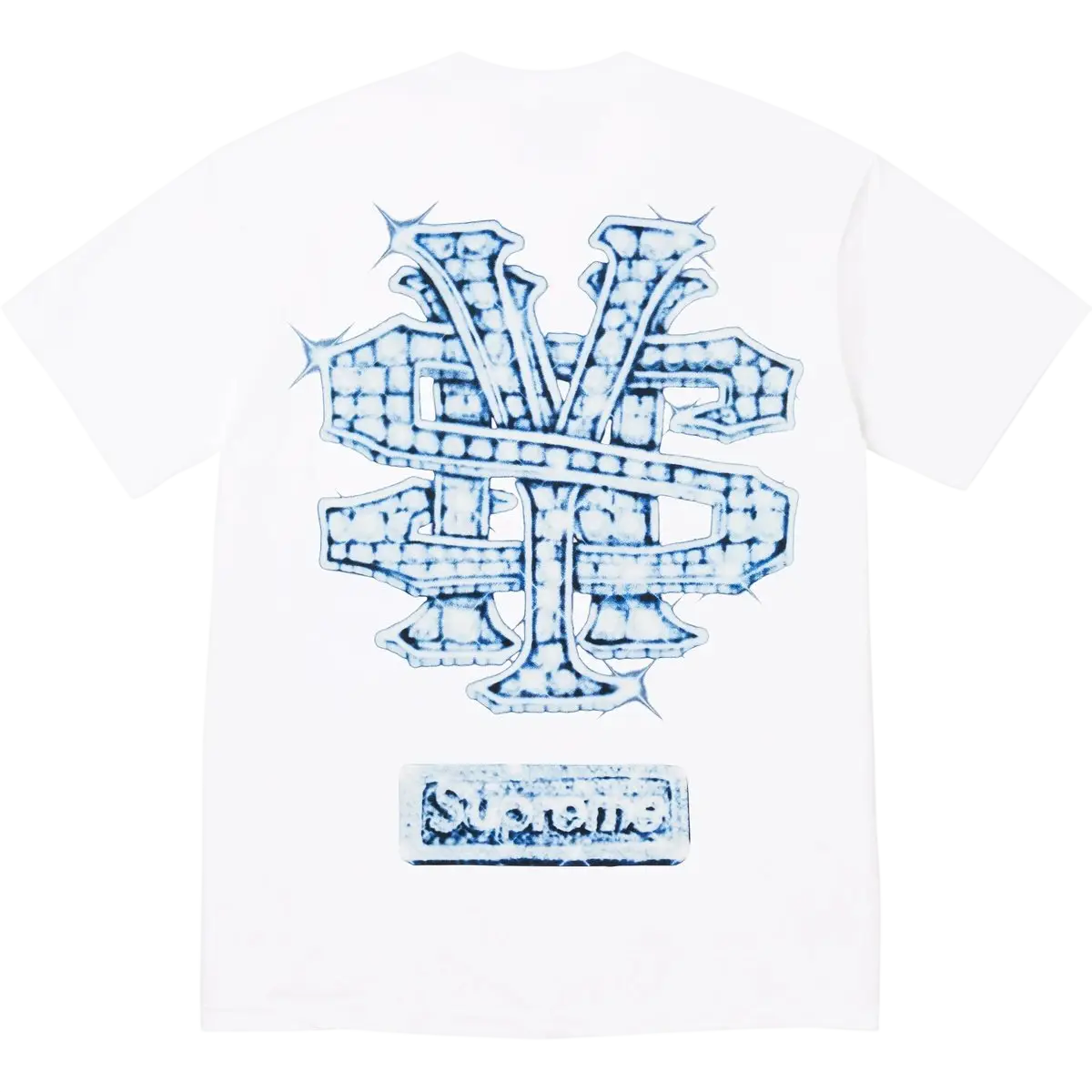 Supreme Snow Man Tee White - M