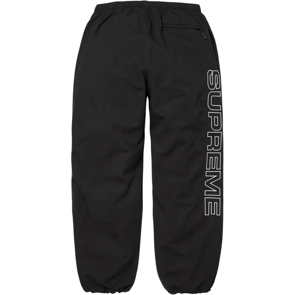 Supreme Spellout Embroidered Track Pants Black - M