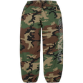 Supreme Spellout Embroidered Track Pants Camo