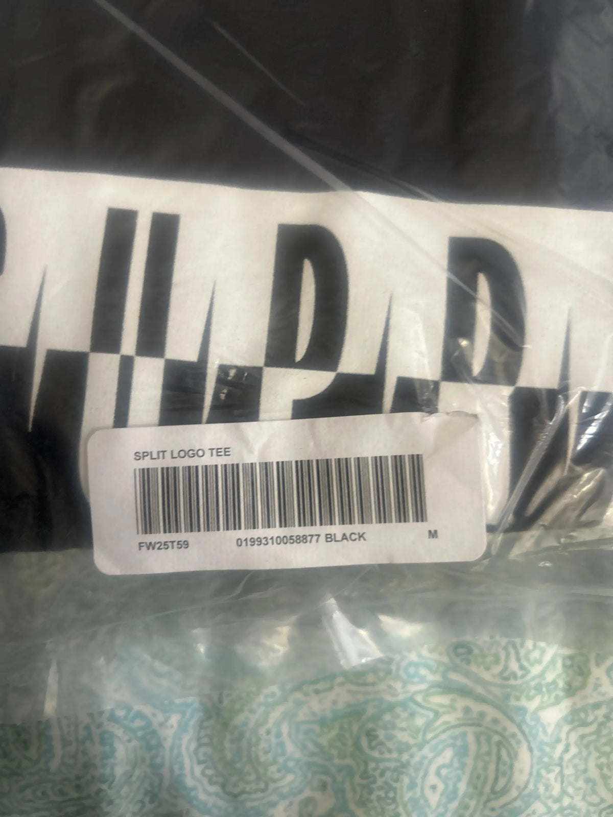Supreme Split Tee Black Medium