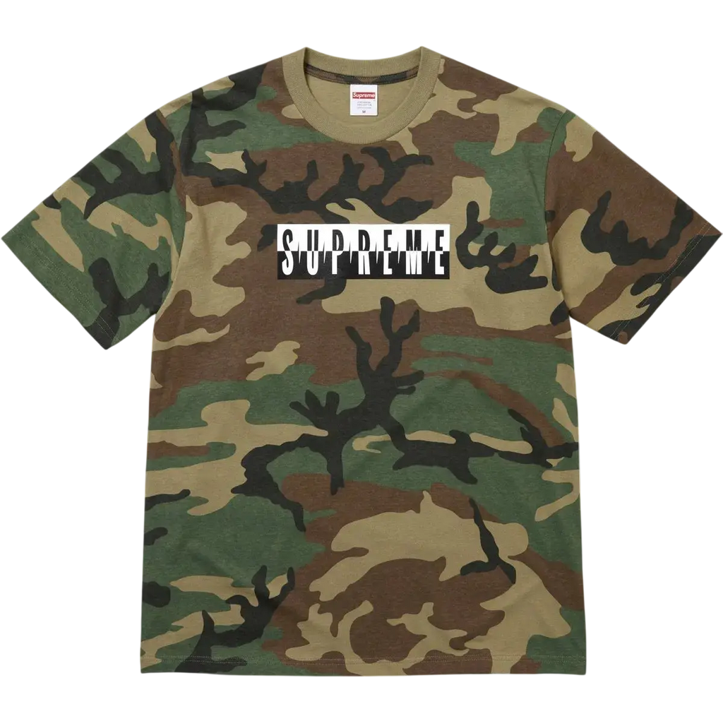 Supreme Split Tee Camo - L