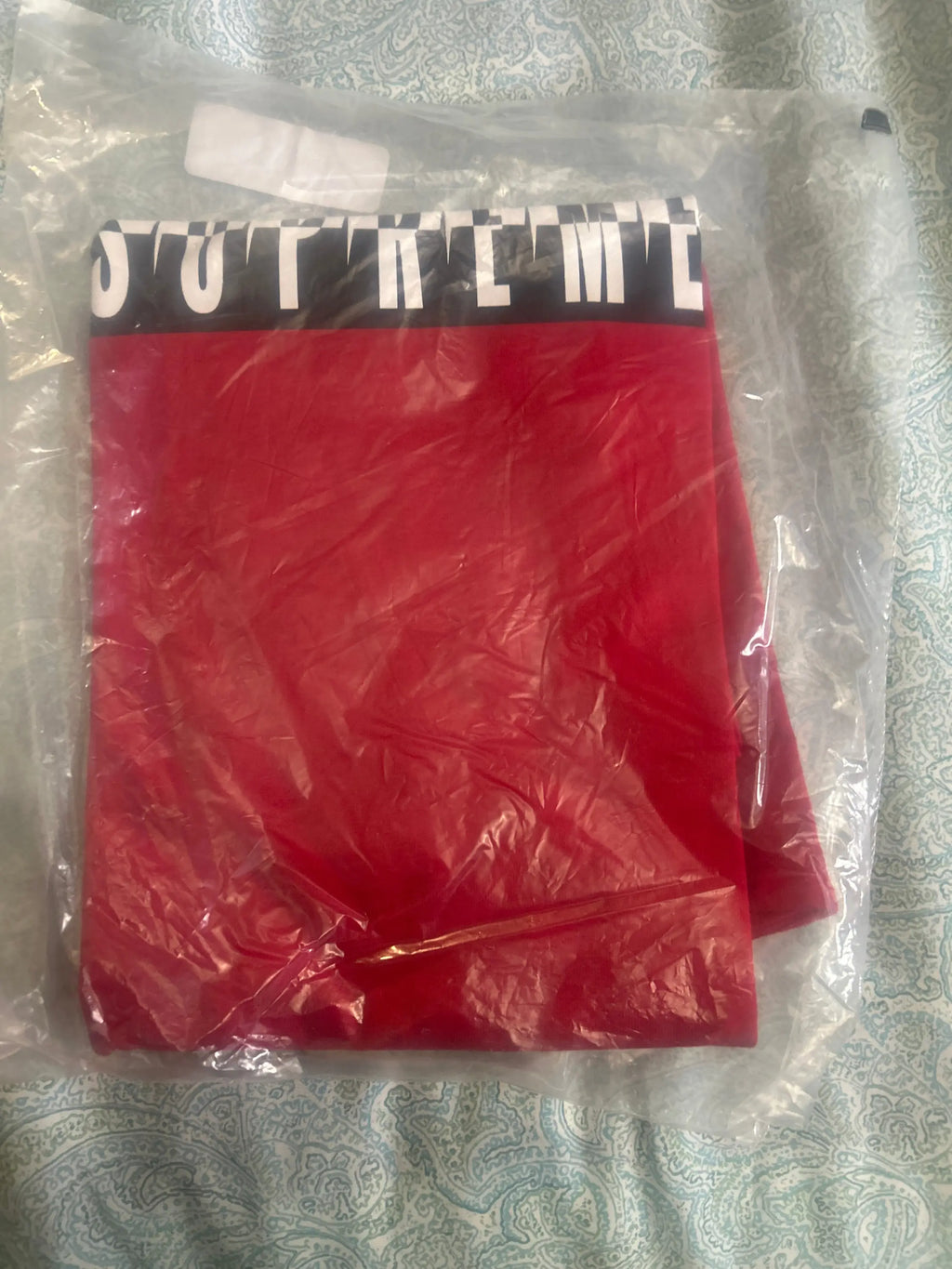 Supreme Split Tee Red Medium