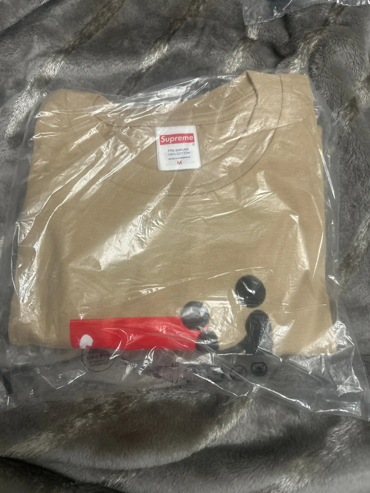 Supreme Stick T-Shirt Khaki Medium