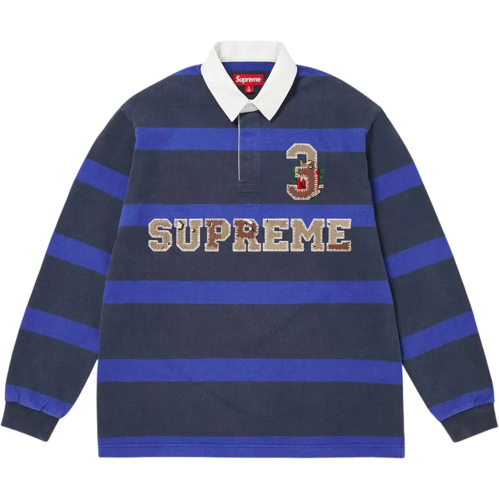 Supreme Stripe Rugby (FW25) Navy - L