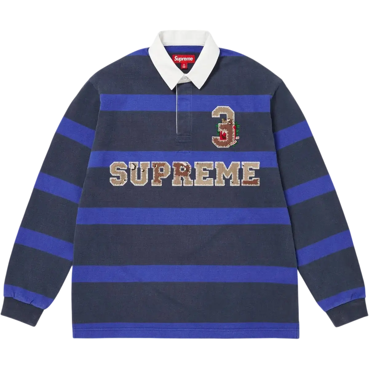 Supreme Stripe Rugby (FW25) Navy - L