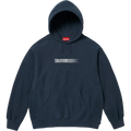 Supreme Swarovski Motion Logo Hooded Sweatshirt Navy - M