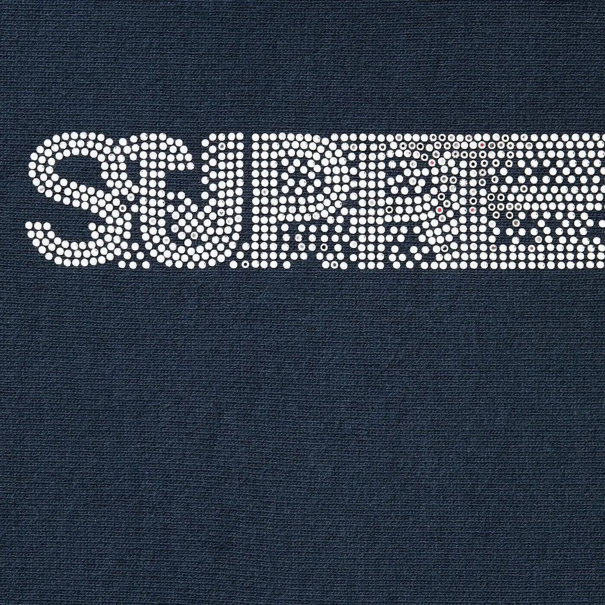 Supreme Swarovski Motion Logo Hooded Sweatshirt Navy - M
