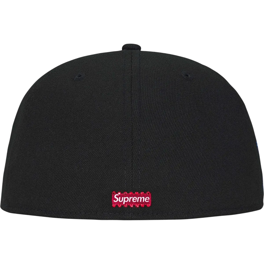Supreme Swarovski S Logo New Era 59Fifty Fitted Hat Black - 7 3/8