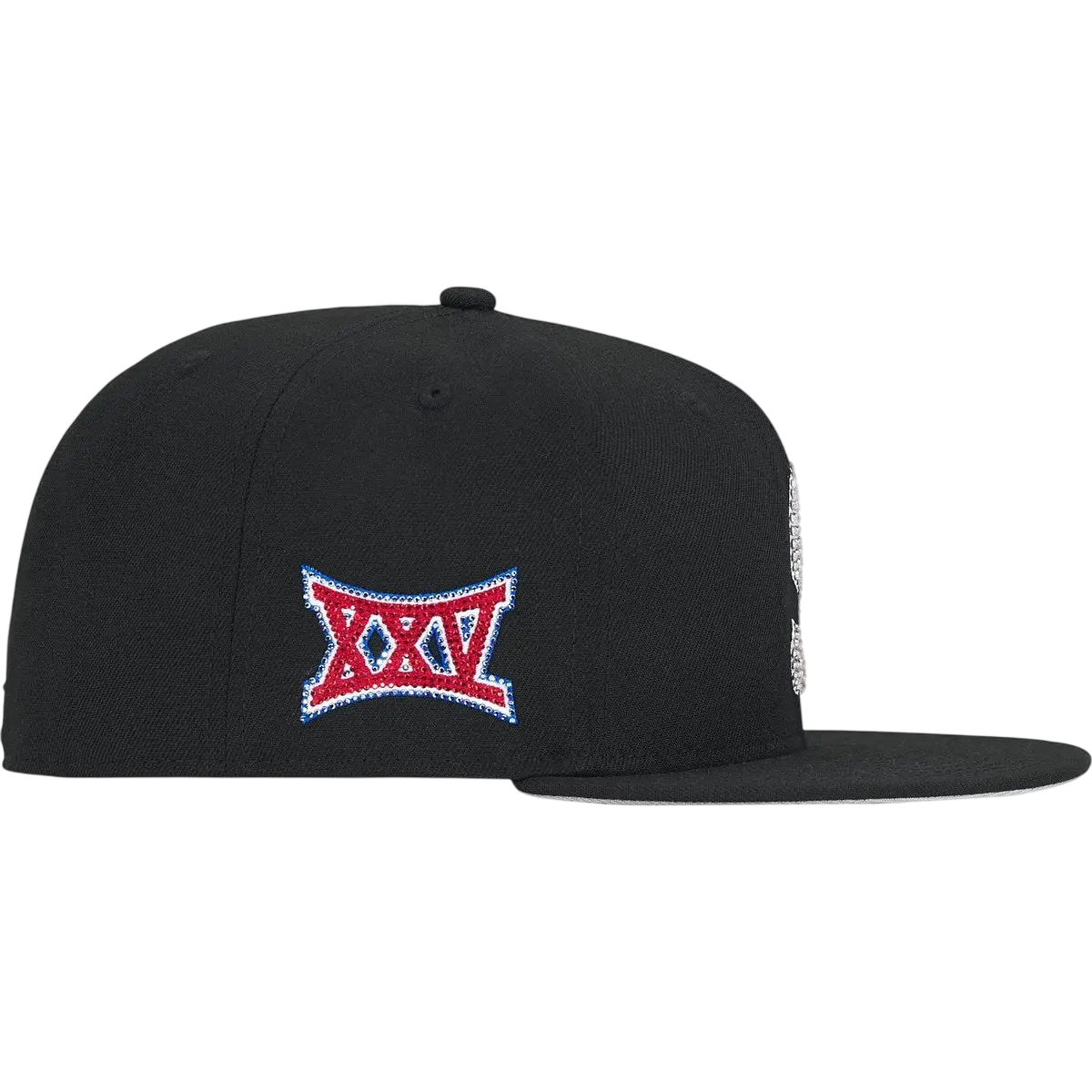 Supreme Swarovski S Logo New Era 59Fifty Fitted Hat Black - 7 3/8