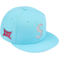 Supreme Swarovski S Logo New Era 59Fifty Fitted Hat Light Blue - 7 1/2