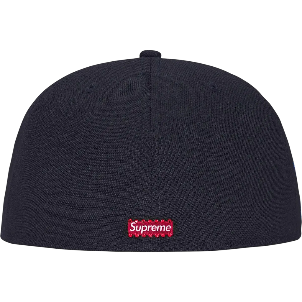 Supreme Swarovski S Logo New Era 59Fifty Fitted Hat Navy - 7 1/2