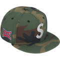 Supreme Swarovski S Logo New Era 59Fifty Fitted Hat Woodland Camo