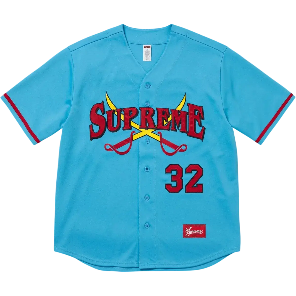 Supreme Swords Baseball Jersey Blue - M