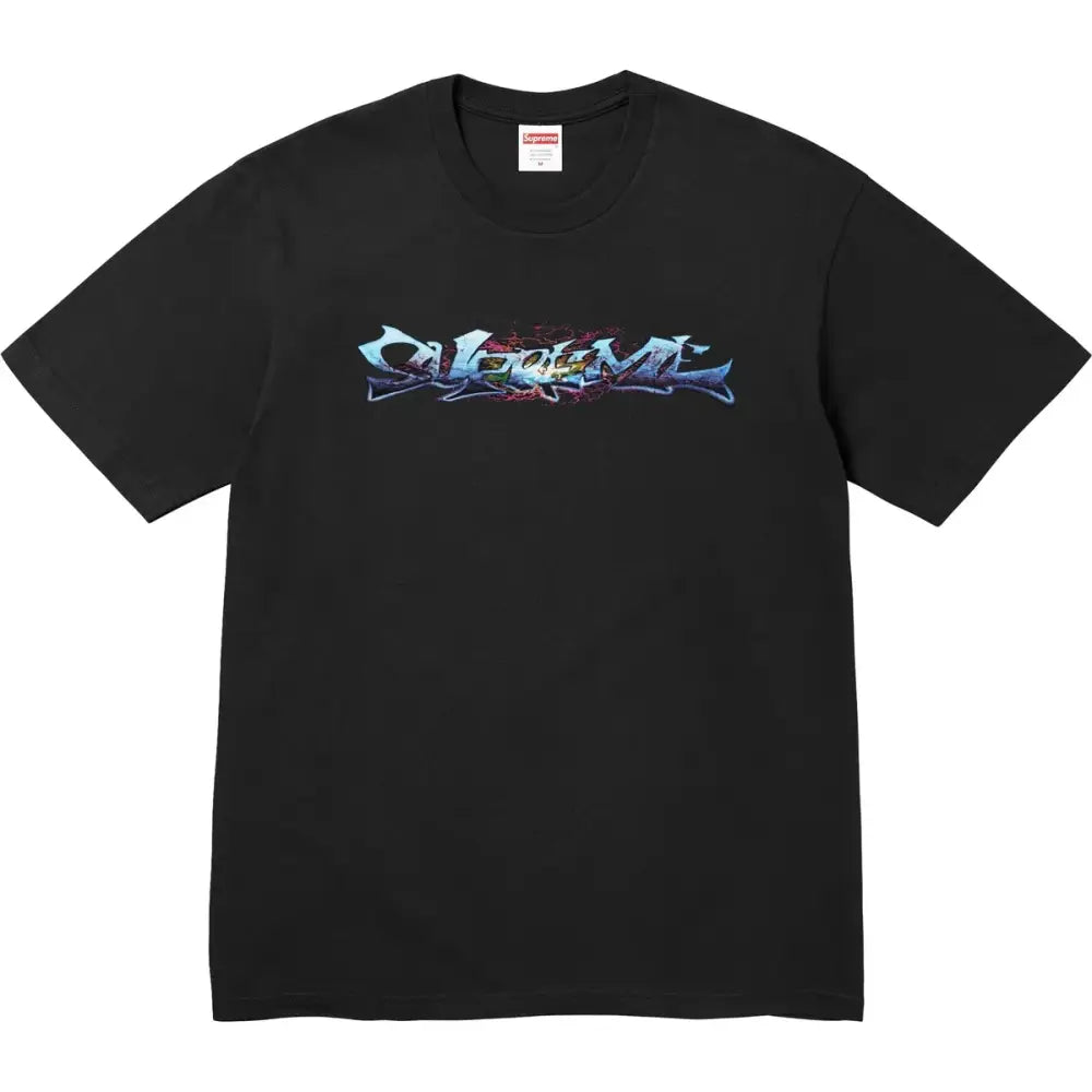 Supreme Tag Tee Black - M - T-Shirts