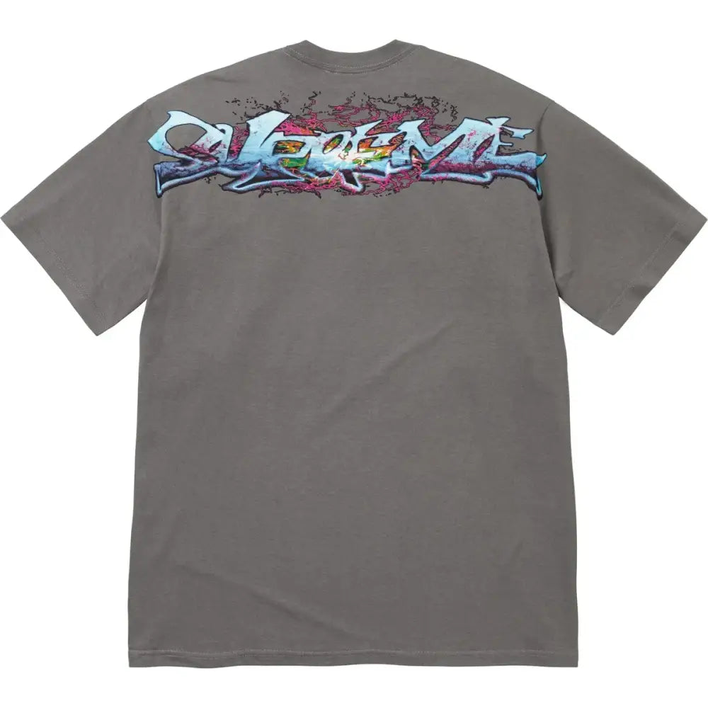 Supreme Tag Tee Charcoal - M - T-Shirts