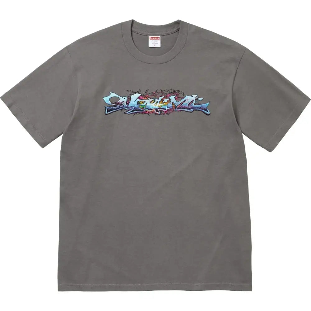 Supreme Tag Tee Charcoal - M - T-Shirts