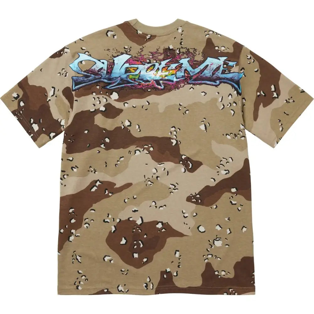 Supreme Tag Tee Chocolate Chip Camo - T-Shirts
