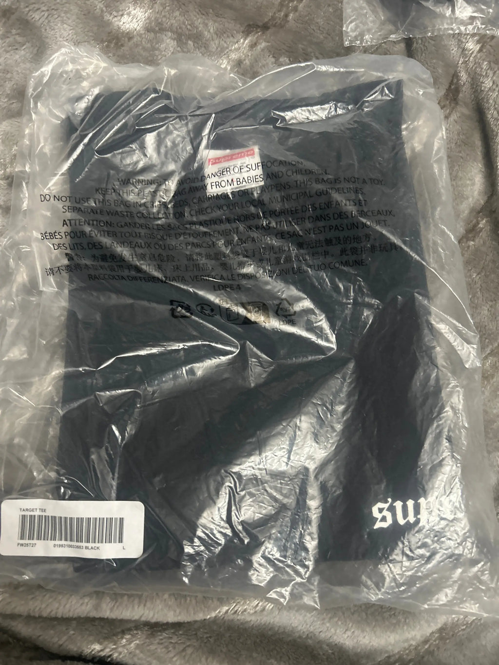 Supreme Target T-Shirt Black Large