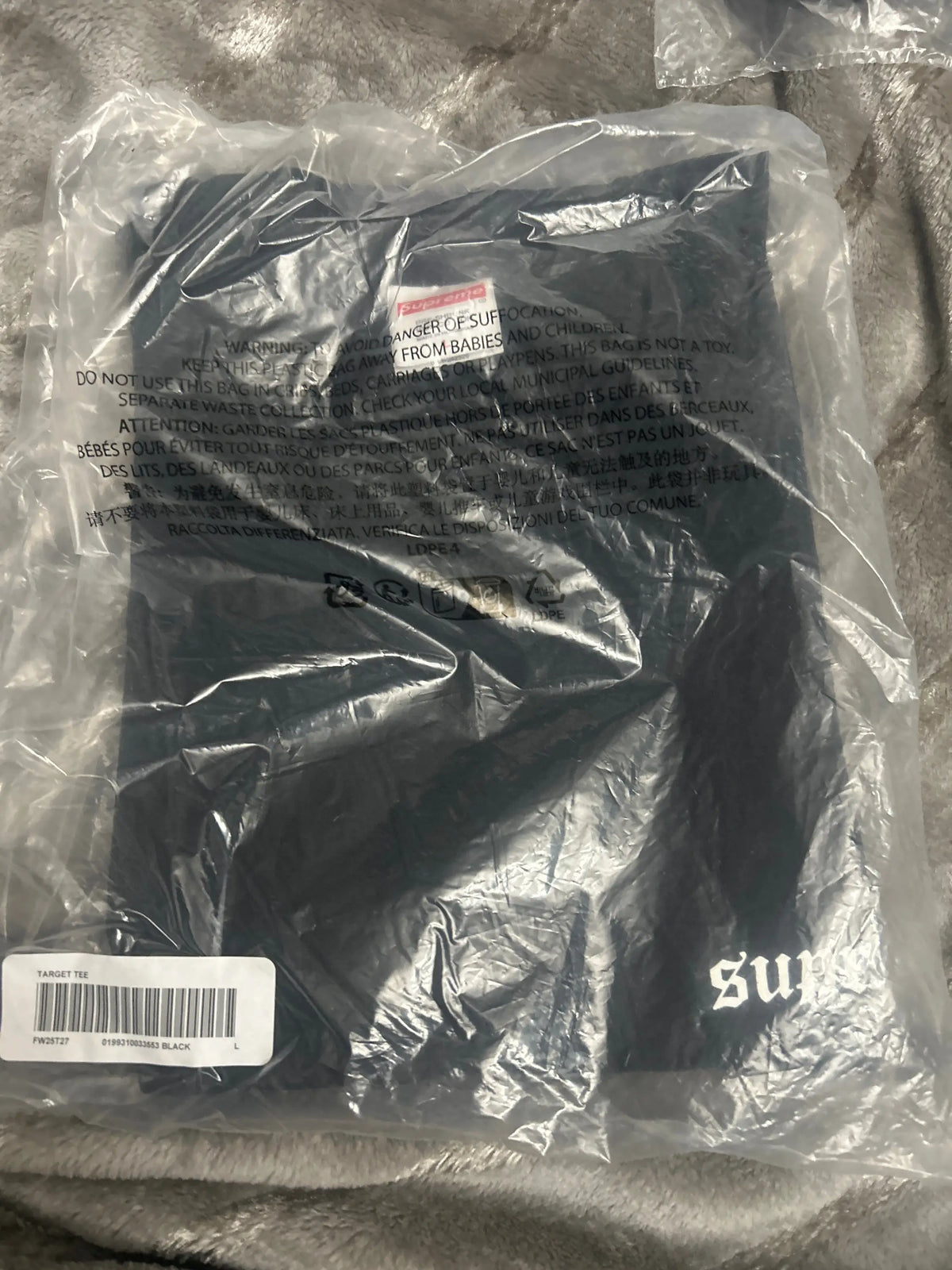 Supreme Target T-Shirt Black Large