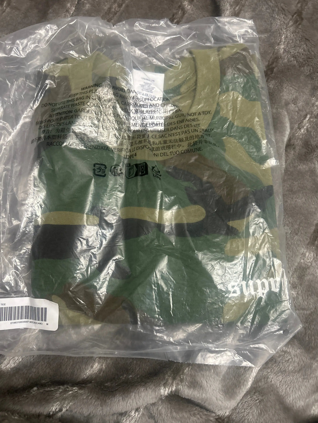 Supreme Target T-Shirt Woodland Camo Medium