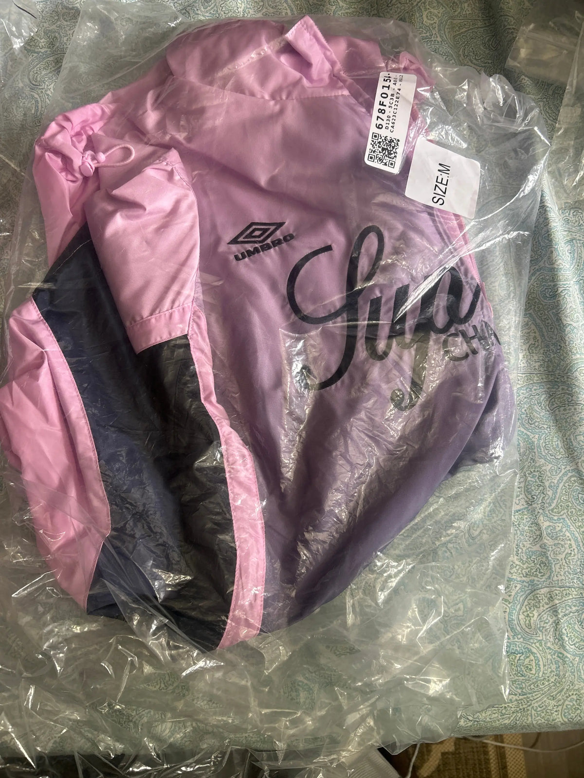 Supreme Umbro Gradient Track Jacket Pink Medium