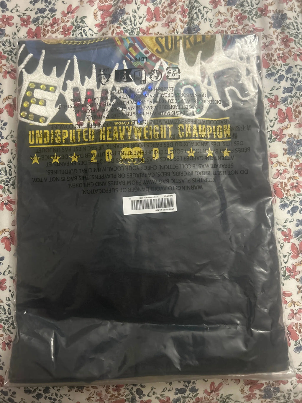 Supreme Undisputed Short Sleeve Top Black X-Large
