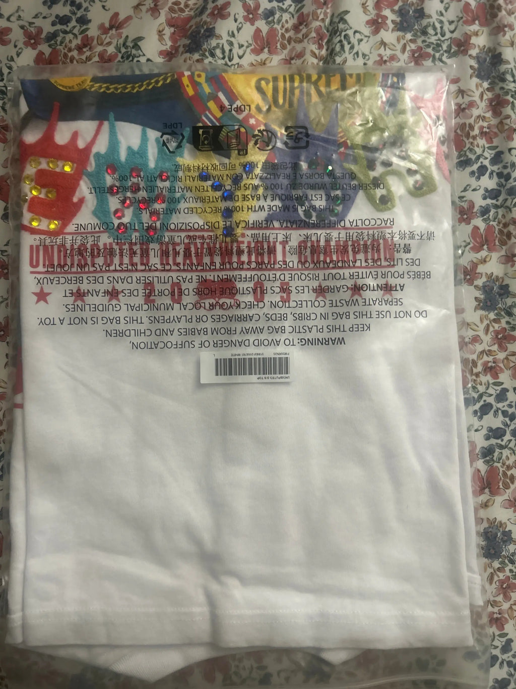 Supreme Undisputed Short Sleeve Top White Large