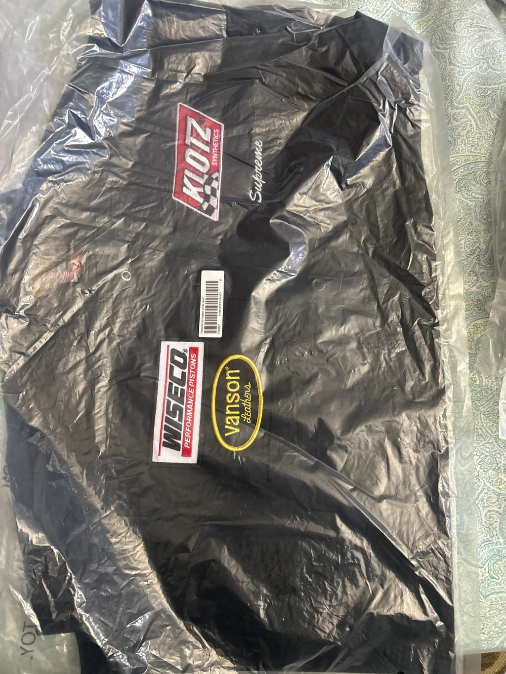 Supreme Vanson Leathers S/S Work Shirt Black Medium