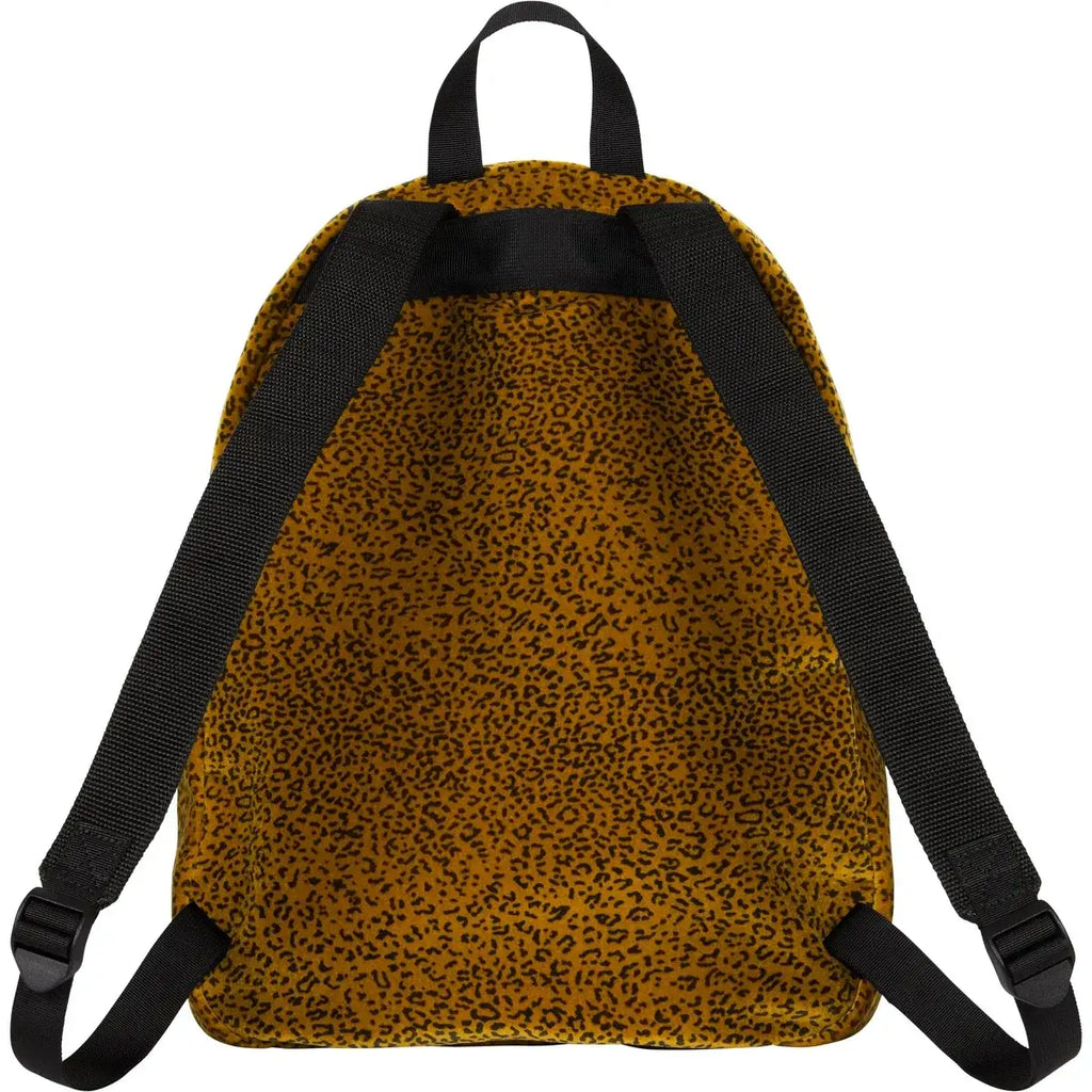 Supreme Velvet Backpack Tan Leopard - Bags