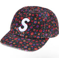 Supreme Washed Canvas S Logo 6-Panel Hat (FW26)Floral Multicolor